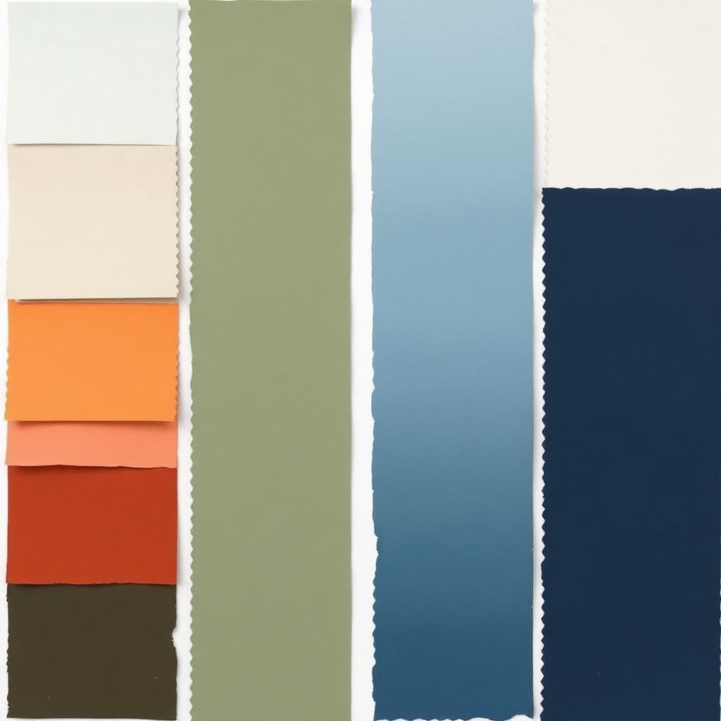 Color Palette Comparison Mockup